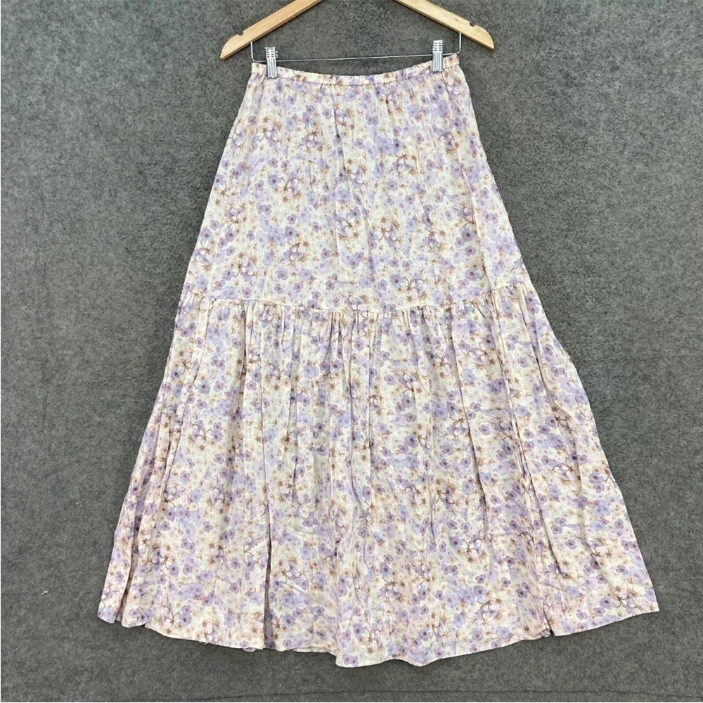 H&M Linen Blended Floral 2 Piece Set Size Small / X Small - Picture 3 of 4